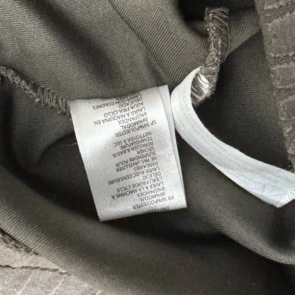 Second Skin BY‎ RD Style Soft Knit Wide Loose Leg S Pants Charcoal Gray Y2K EUC - Picture 11 of 12